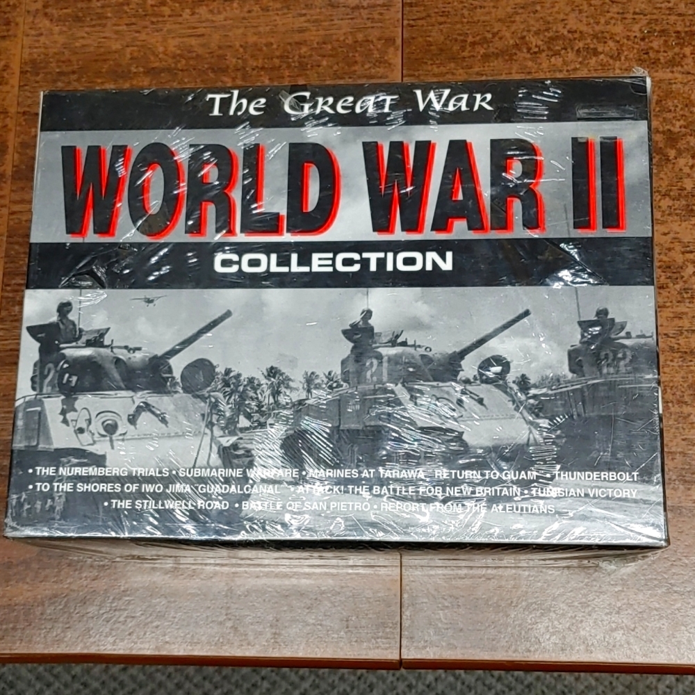 New unopened VHS boxset WORLD WAR 2 THE GREAT WAR